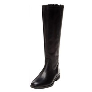 NIB Frye Jolie back-zip leather tall boots black